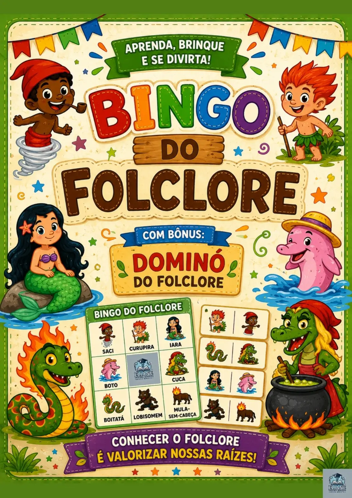 🎉 BINGO DO FOLCLORE 🎉