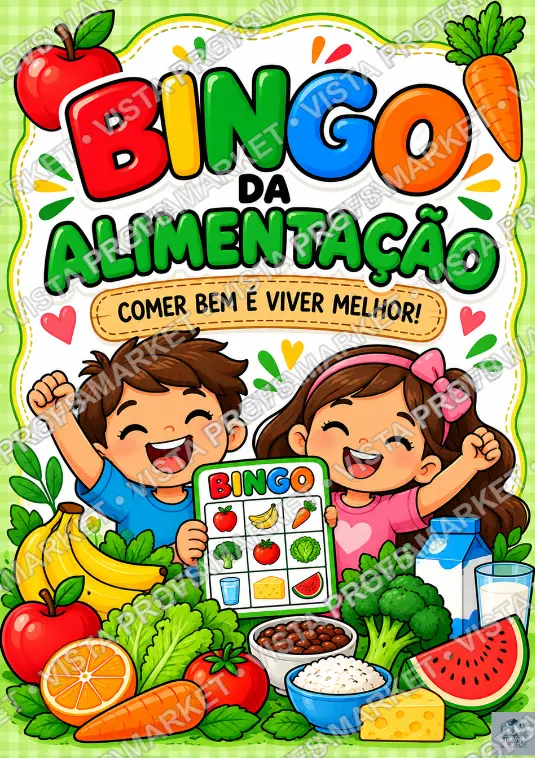 BINGO DO DIA MUNDIAL DA ALIMENTAÇÃO! 