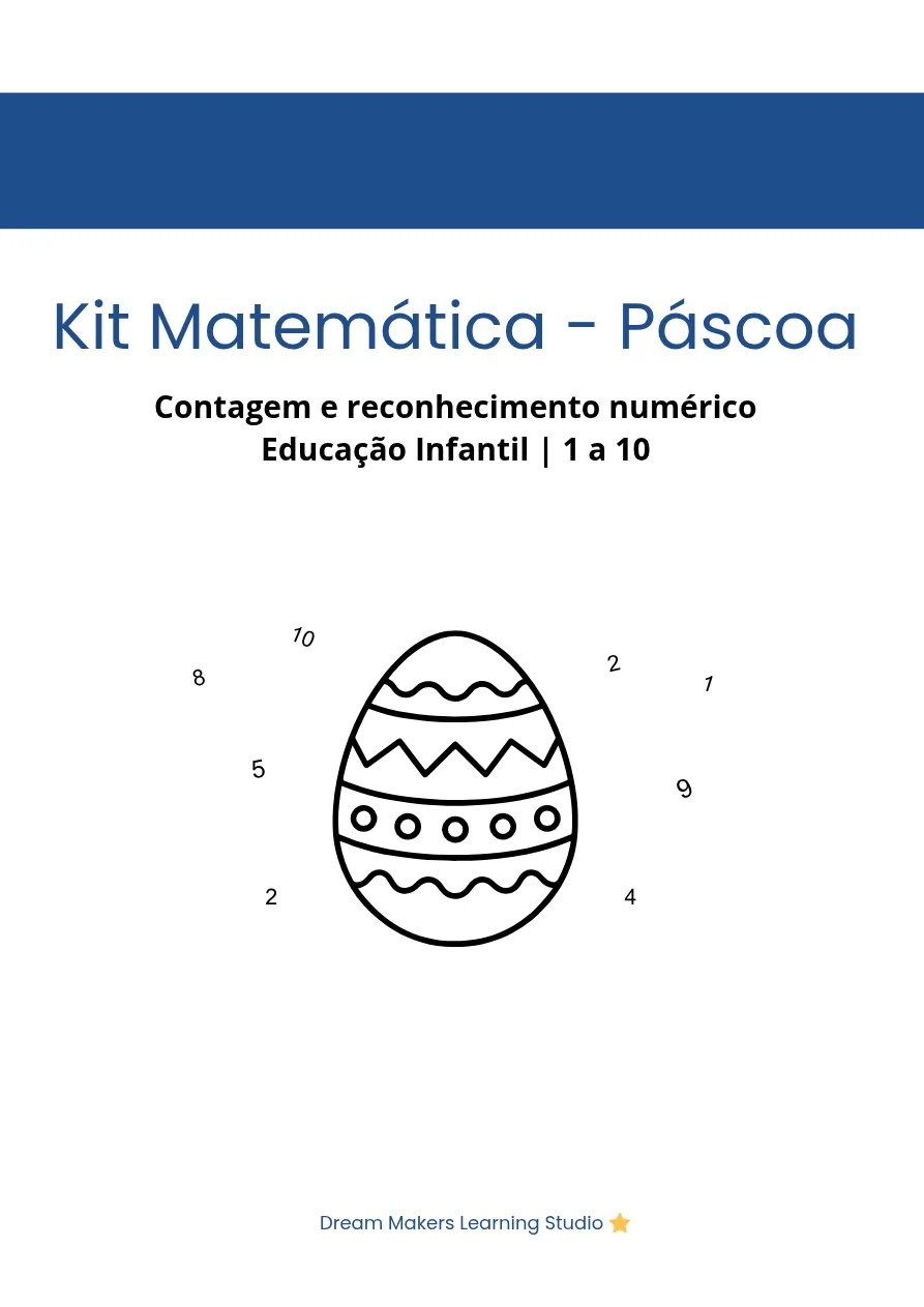 Kit Matemática - Páscoa
