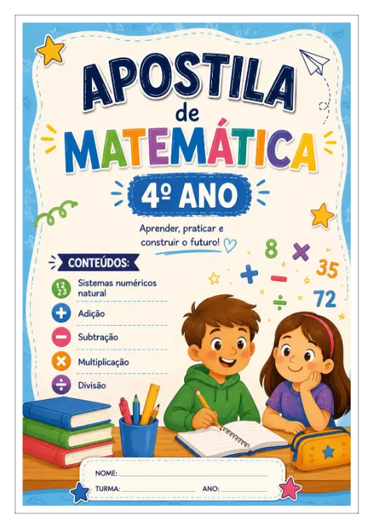 Apostila de Matemática 4ºano
