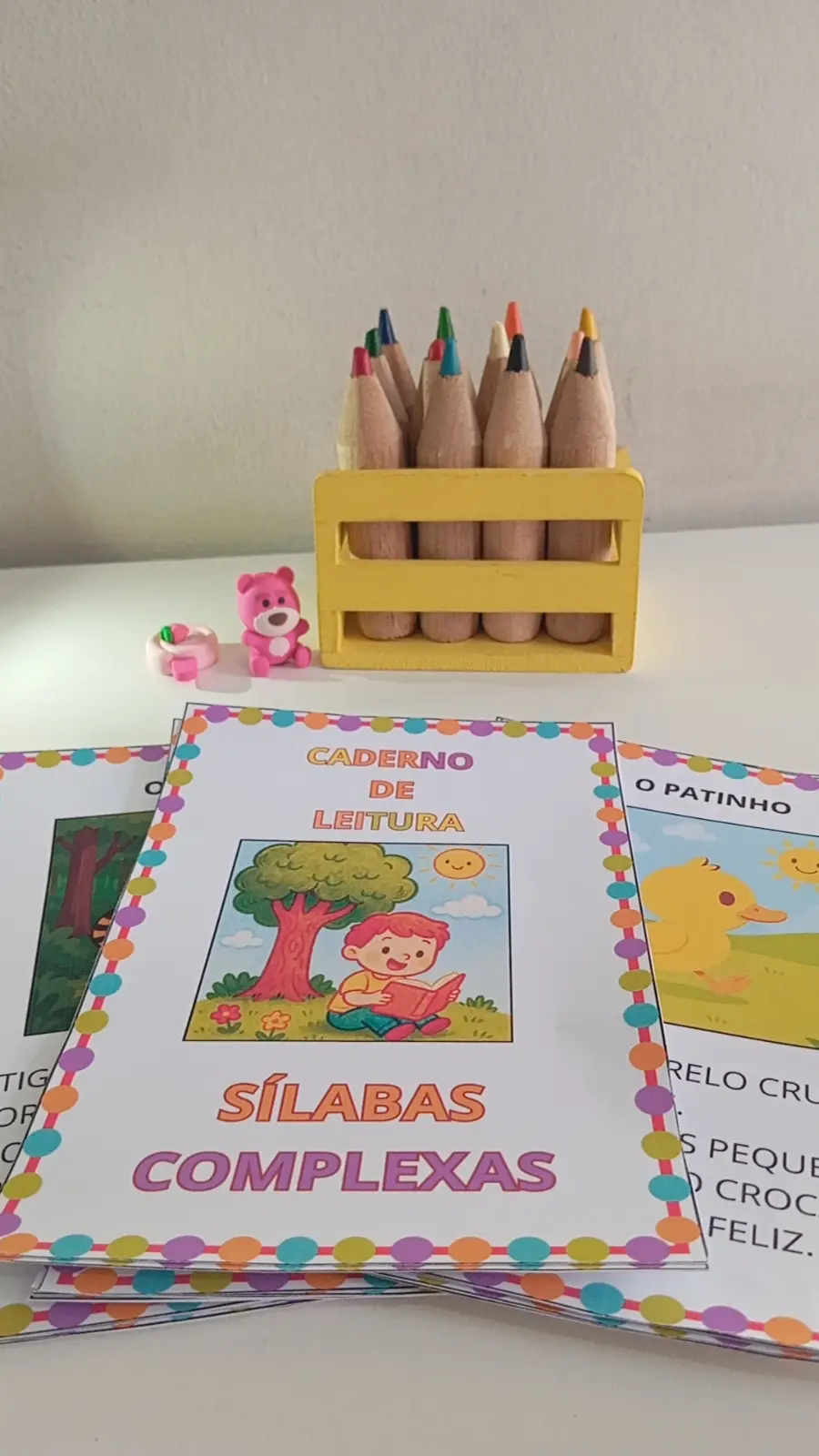 Kit 40 Leiturinhas Sílabas Complexas