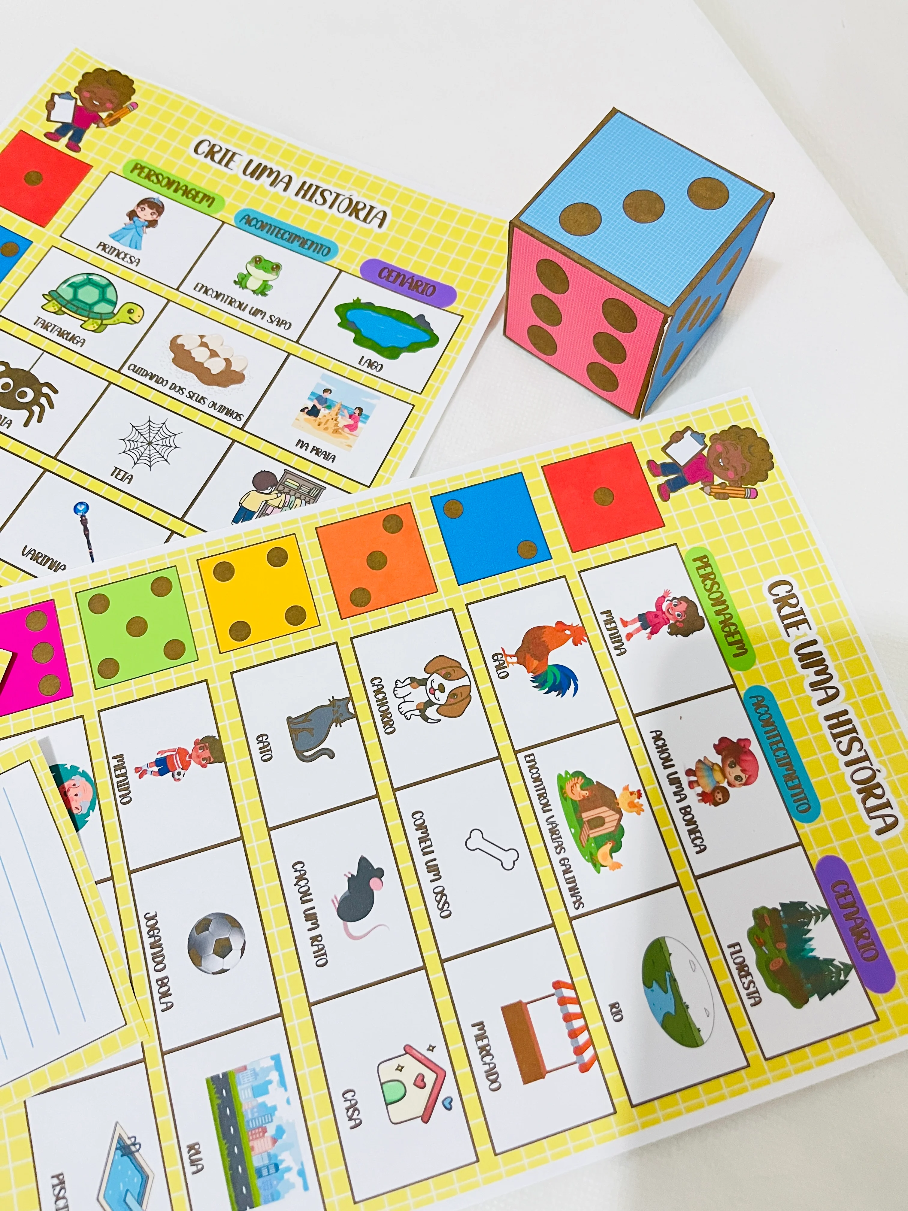 CRIE UMA HISTÓRIA – Um recurso para despertar a imaginação das crianças!