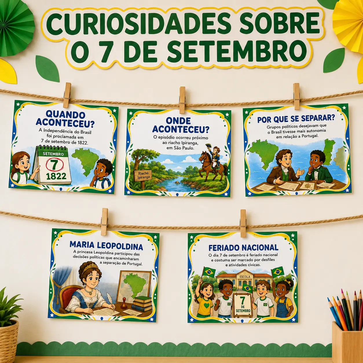 Varal de Curiosidades sobre a Independência do Brasil - PDF
