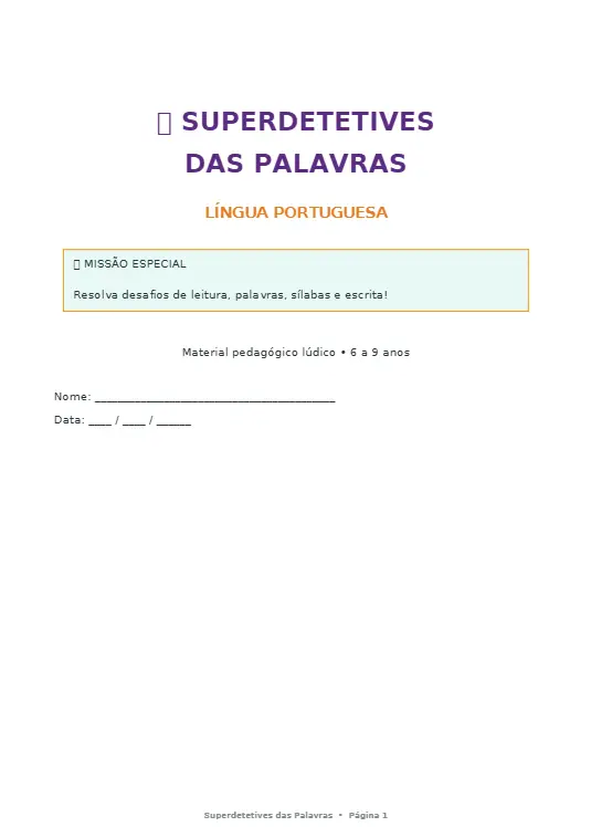 Língua Portuguesa 