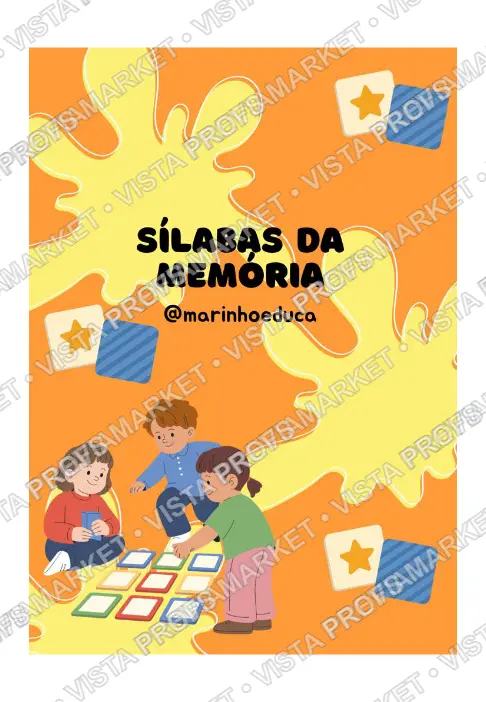 Sílabas da memória - Alfabetização
