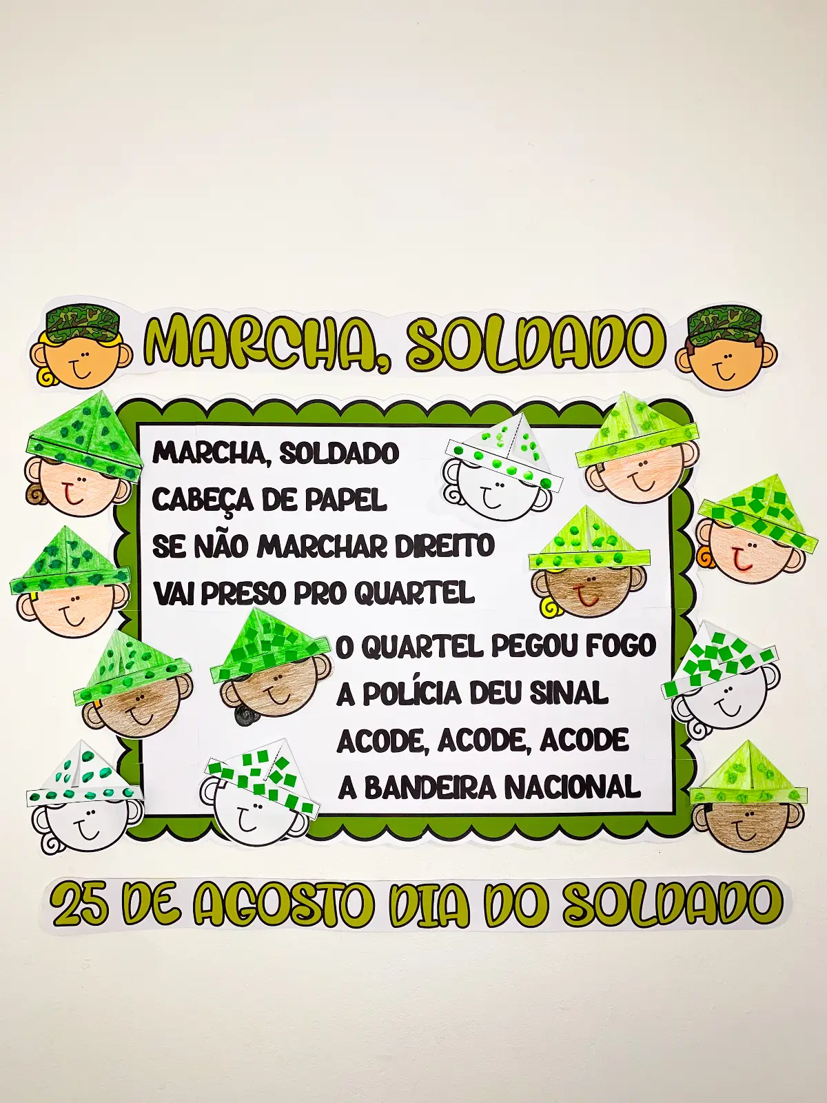 Cartaz Marcha Soldado - Dia do Soldado