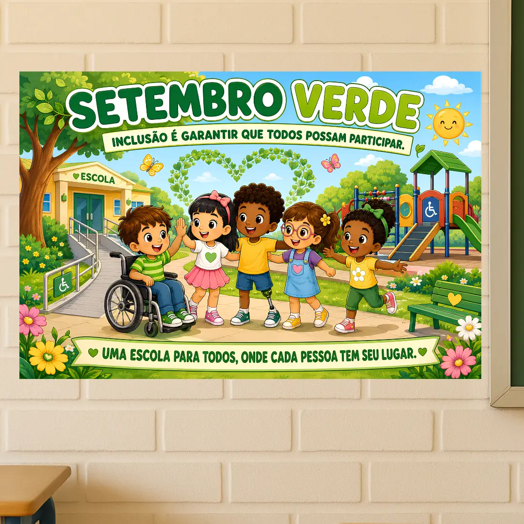 Painel Setembro Verde – Inclusão e Educação para Todos
