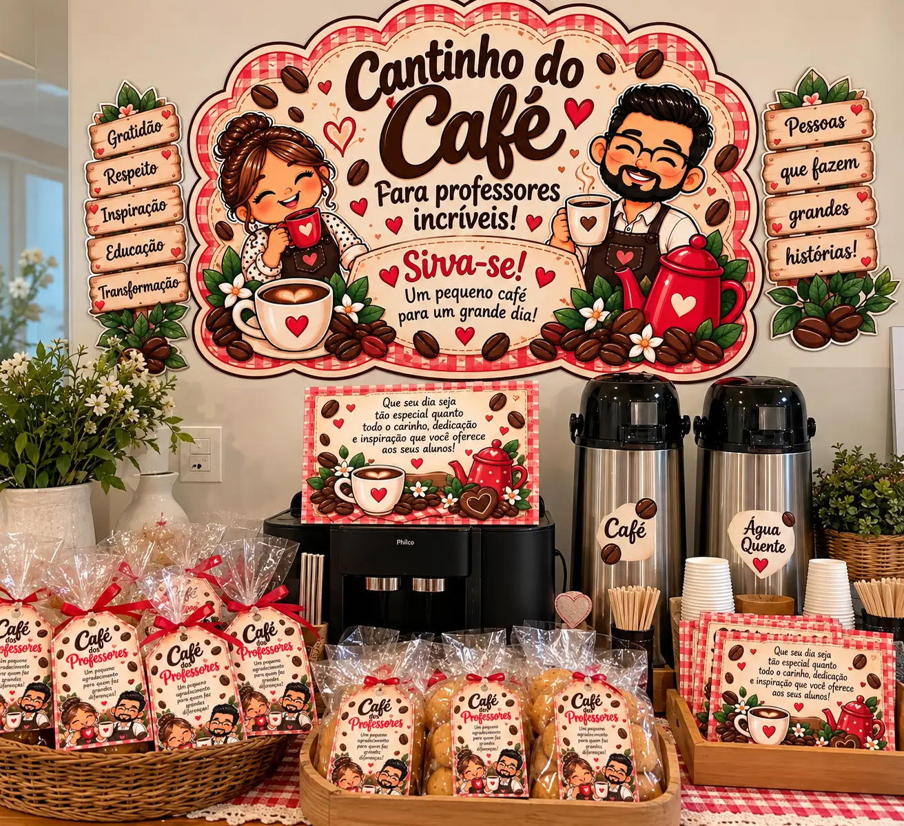 Cantinho do Café para uma Homenagem Inesquecível - Dia dos Professores