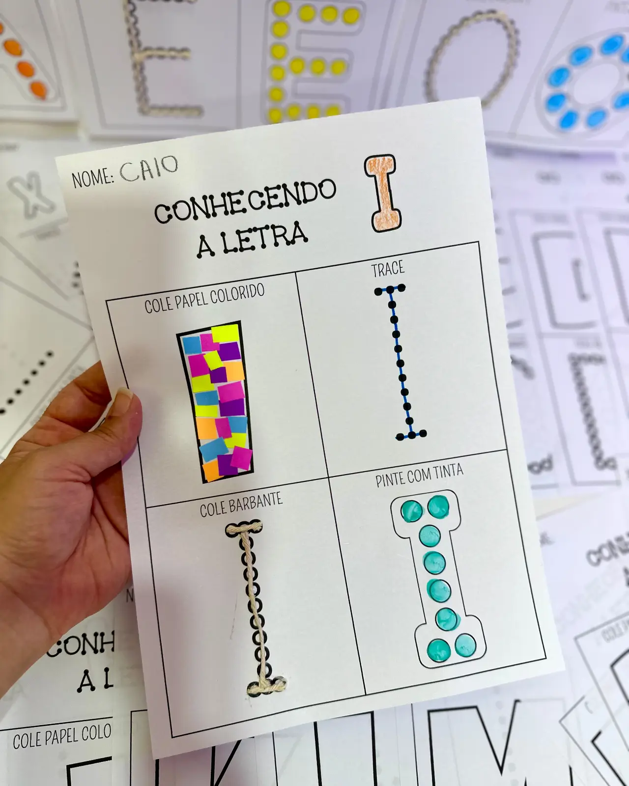 Apostila Conhecendo as Letras – Atividades Lúdicas para Educação Infantil