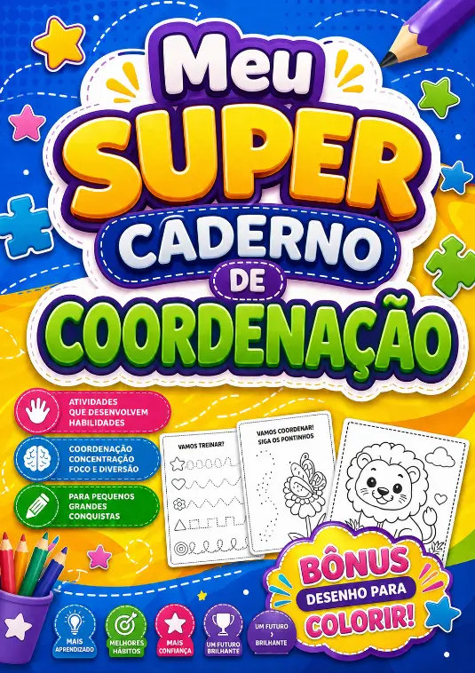 Apostila de Coordenação Motora Fina | Atividades para Educação Infantil em PDF