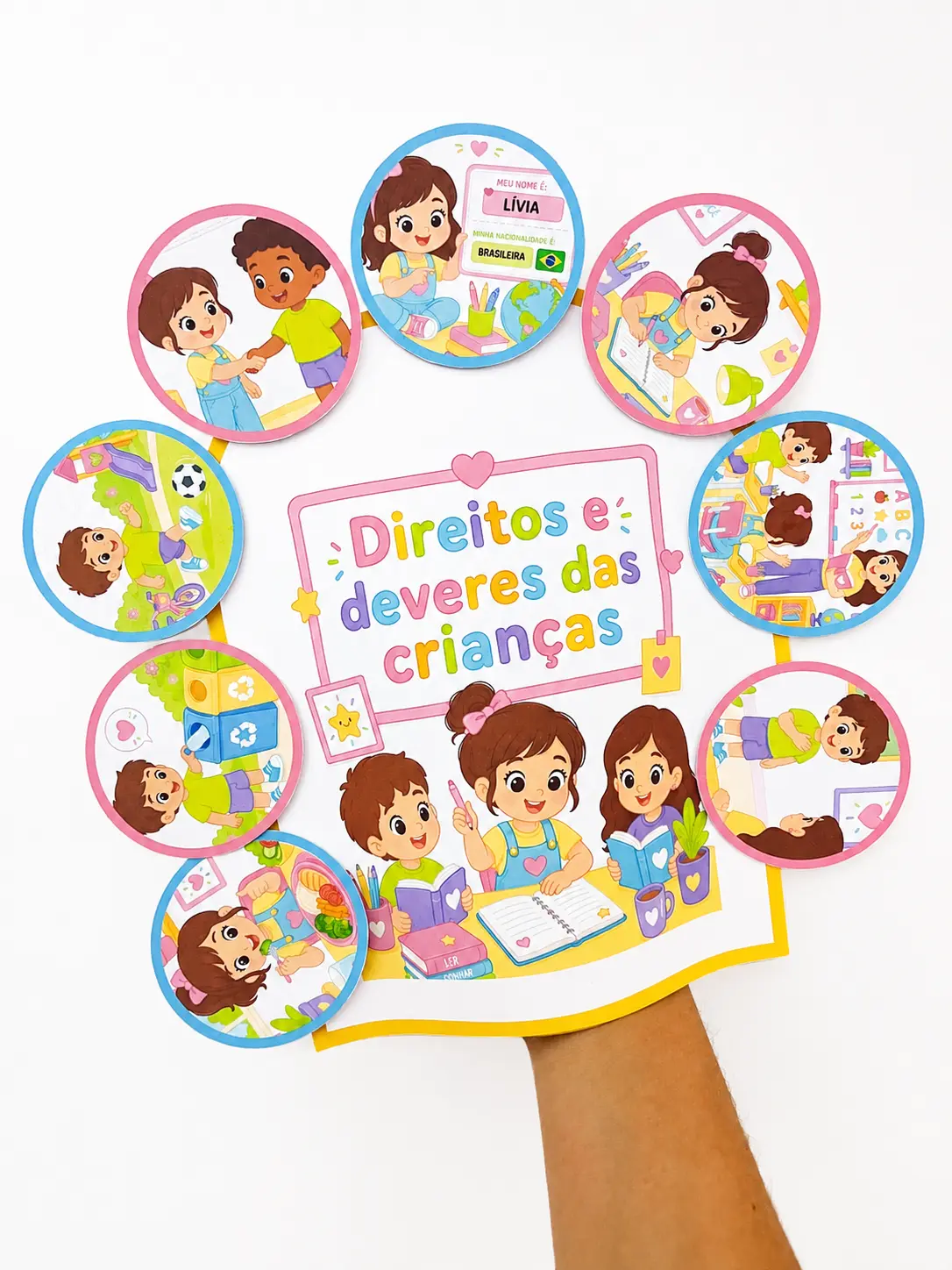 Luva Direitos e Deveres das Crianças
