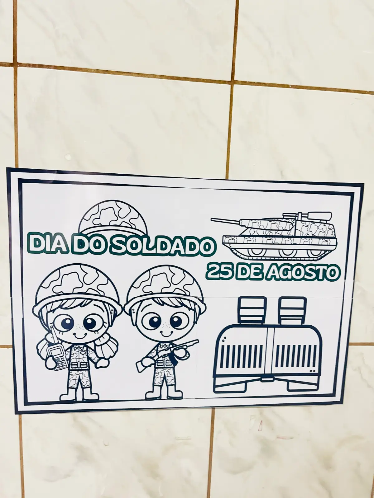 Cartaz Colaborativo Dia do Soldado