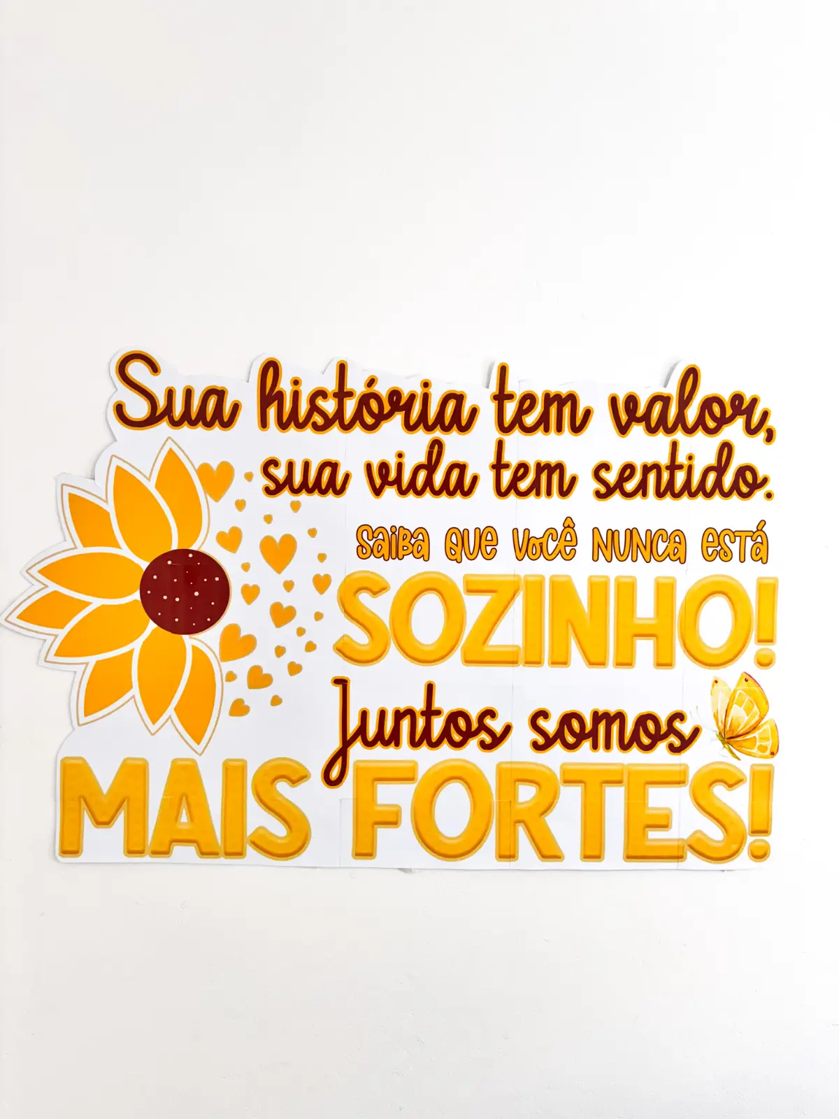 Painel Setembro Amarelo — Valorize a Vida