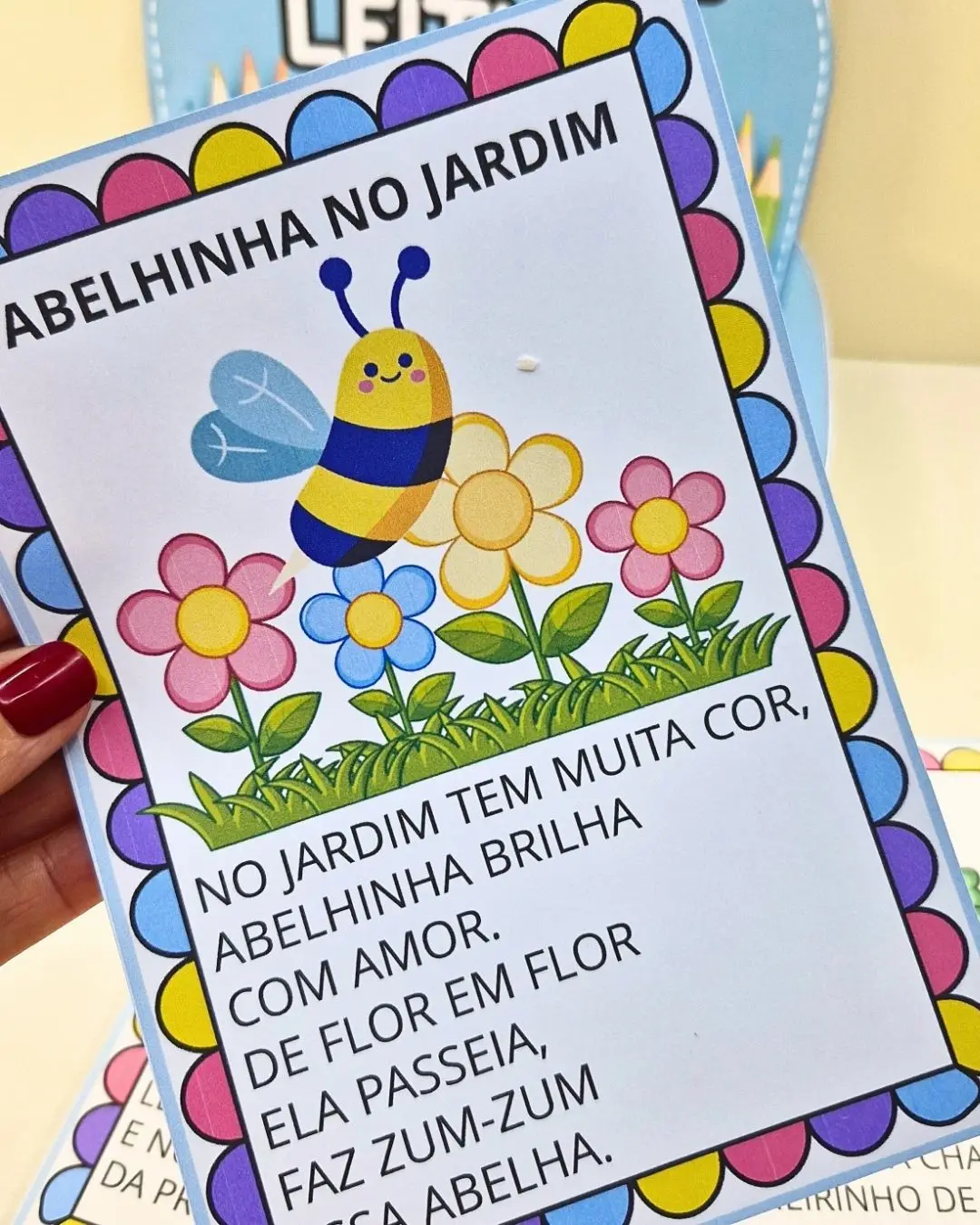 Fichas para Leitura - Alfabetização