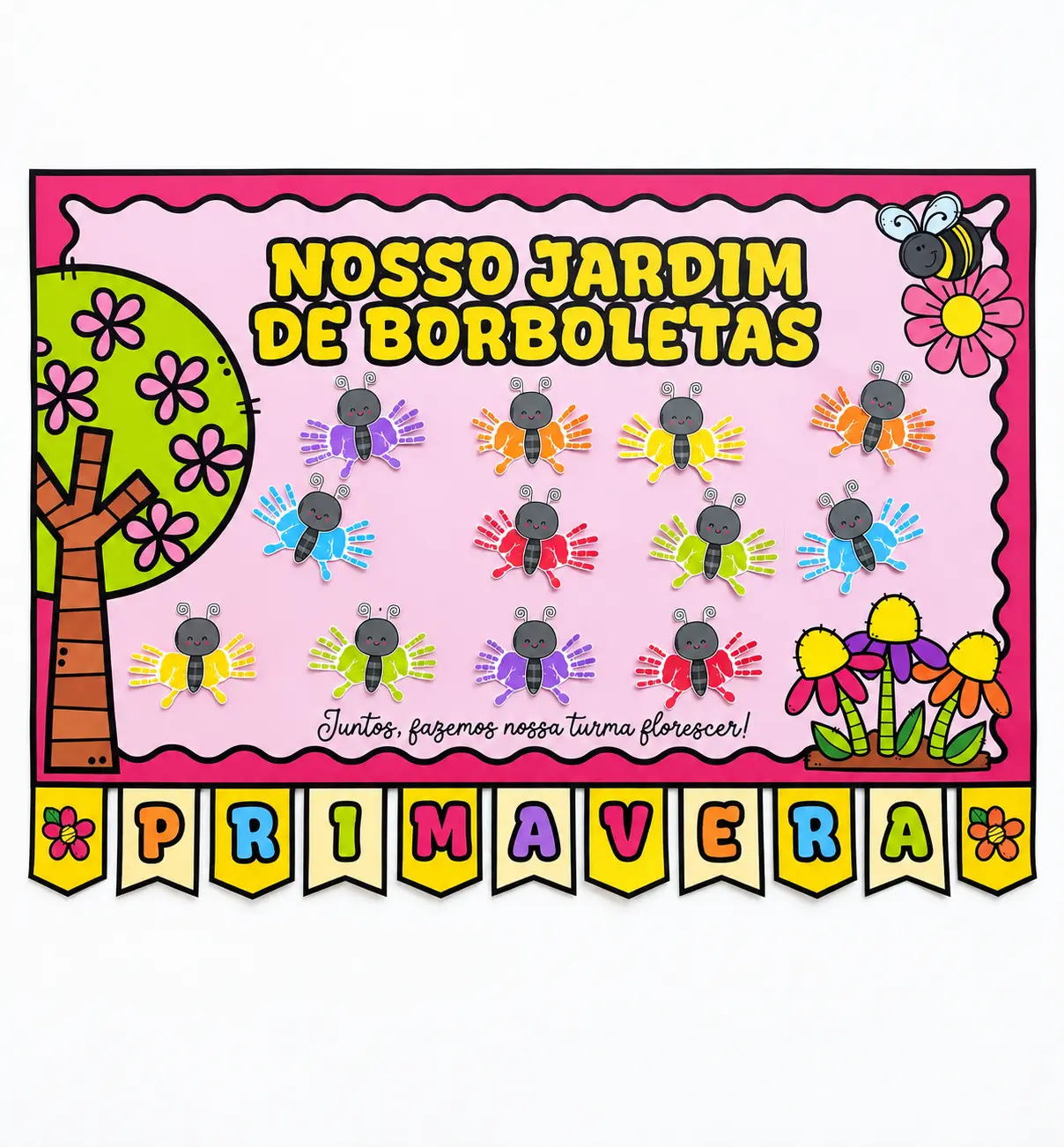 Cartaz Colaborativo Primavera