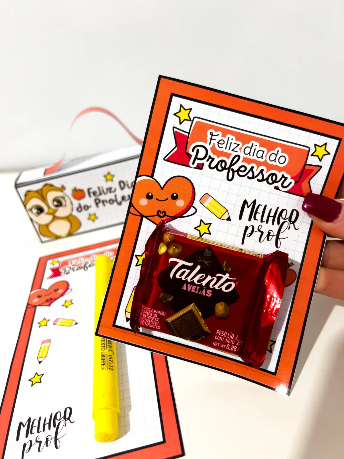 Lembrancinhas Dia dos Professores – Kit de Homenagem com 3 Modelos Criativos