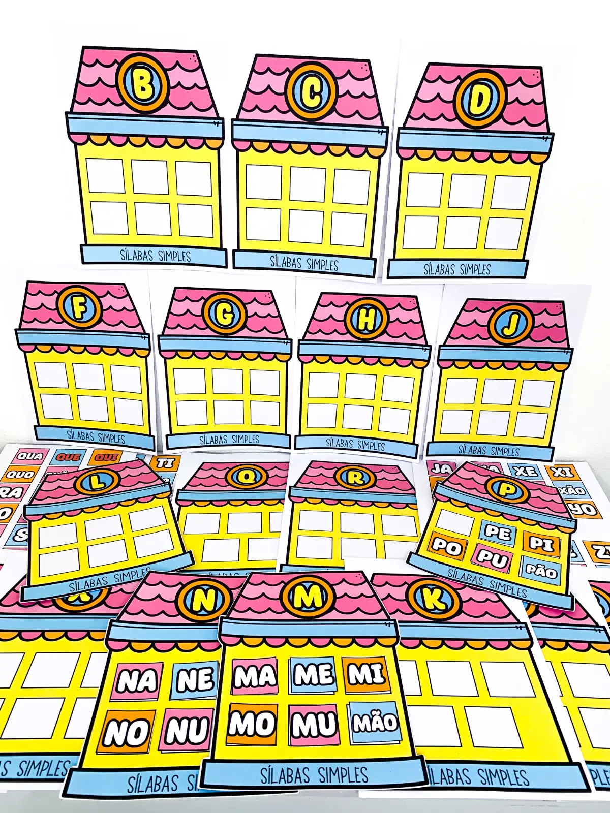 Casinhas das Sílabas – Recurso Pedagógico para Alfabetização