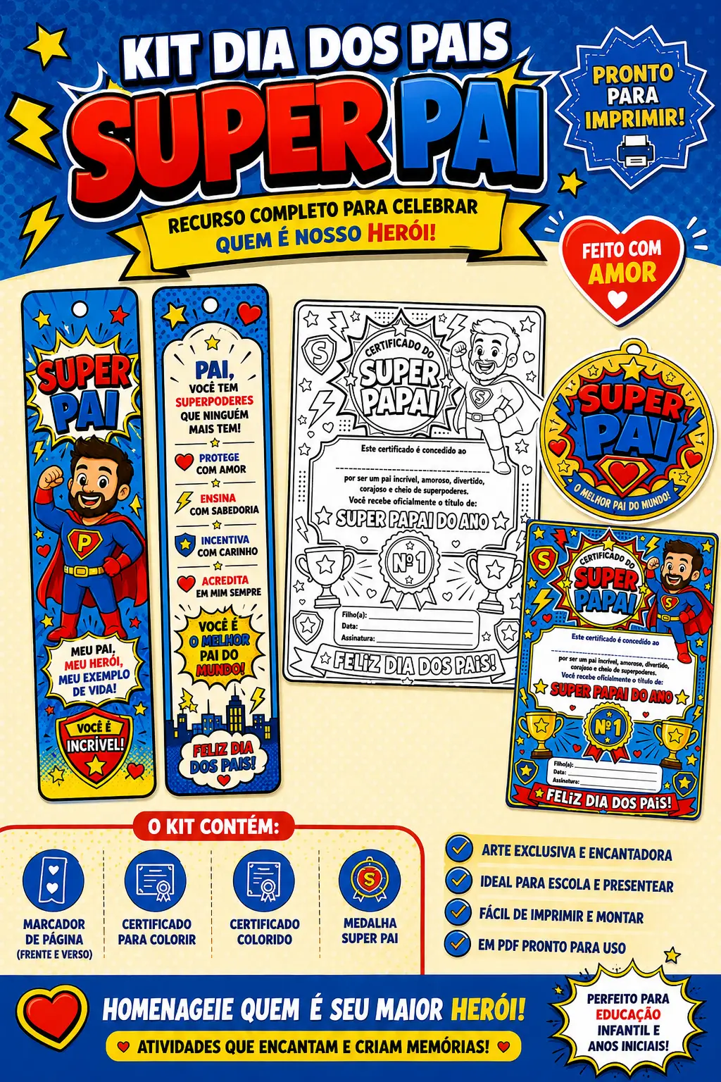 KIT DIA DOS PAIS – SUPER PAI