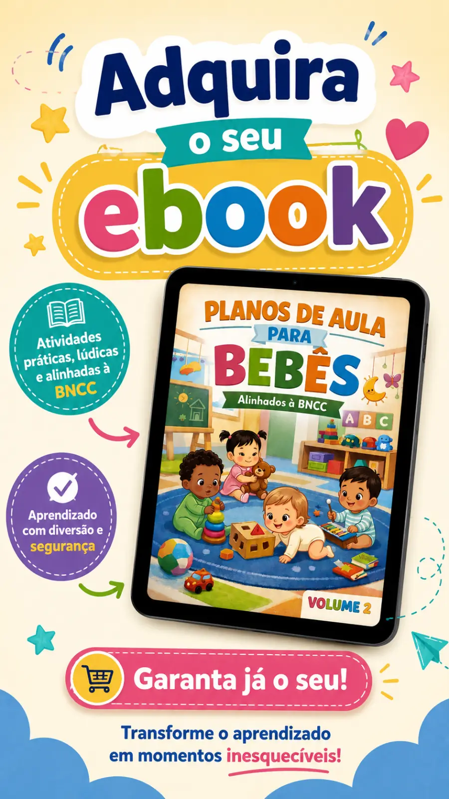 Planos de Aula para Bebês com Códigos da BNCC