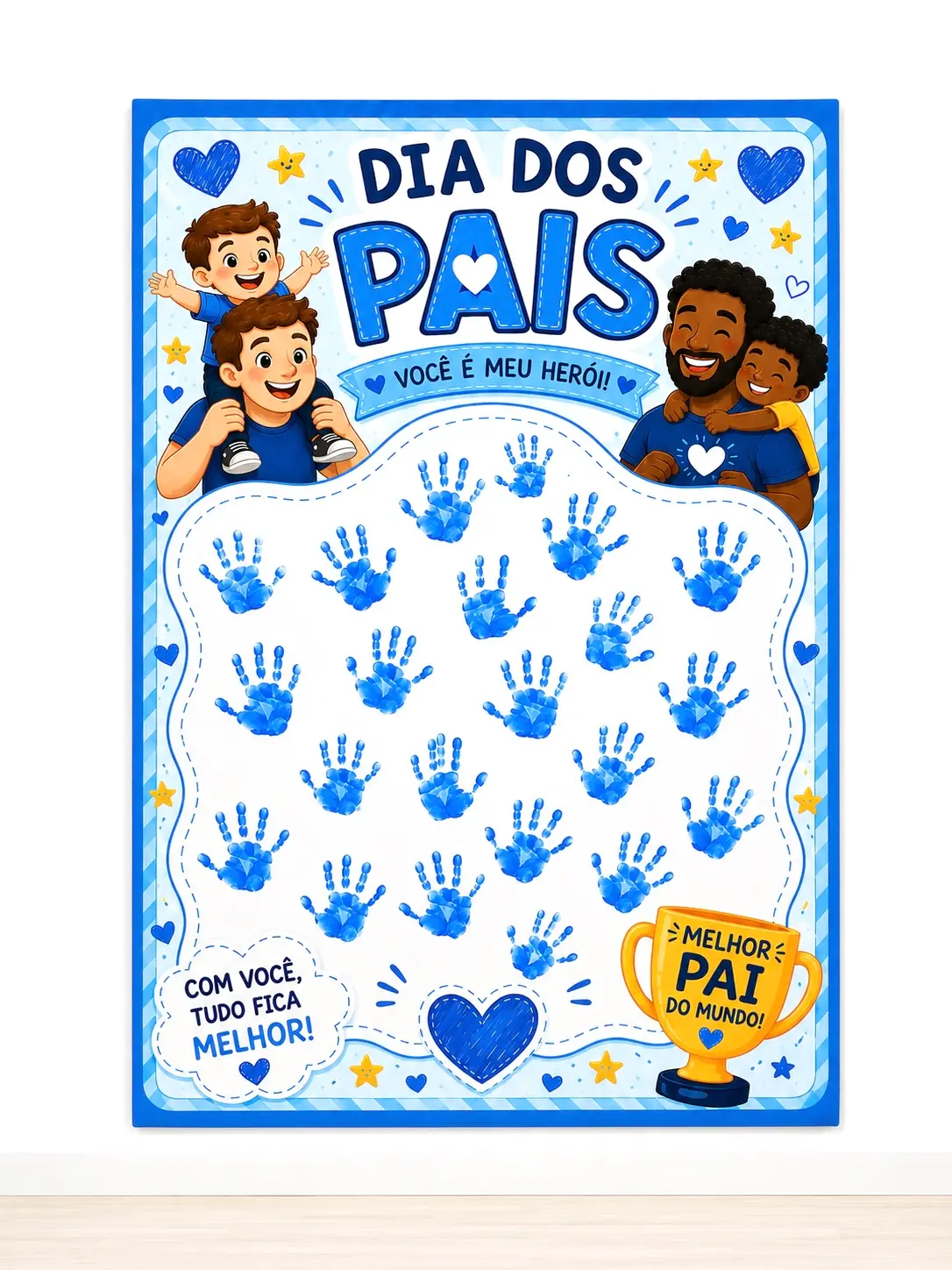 Cartaz Colaborativo Dia dos Pais