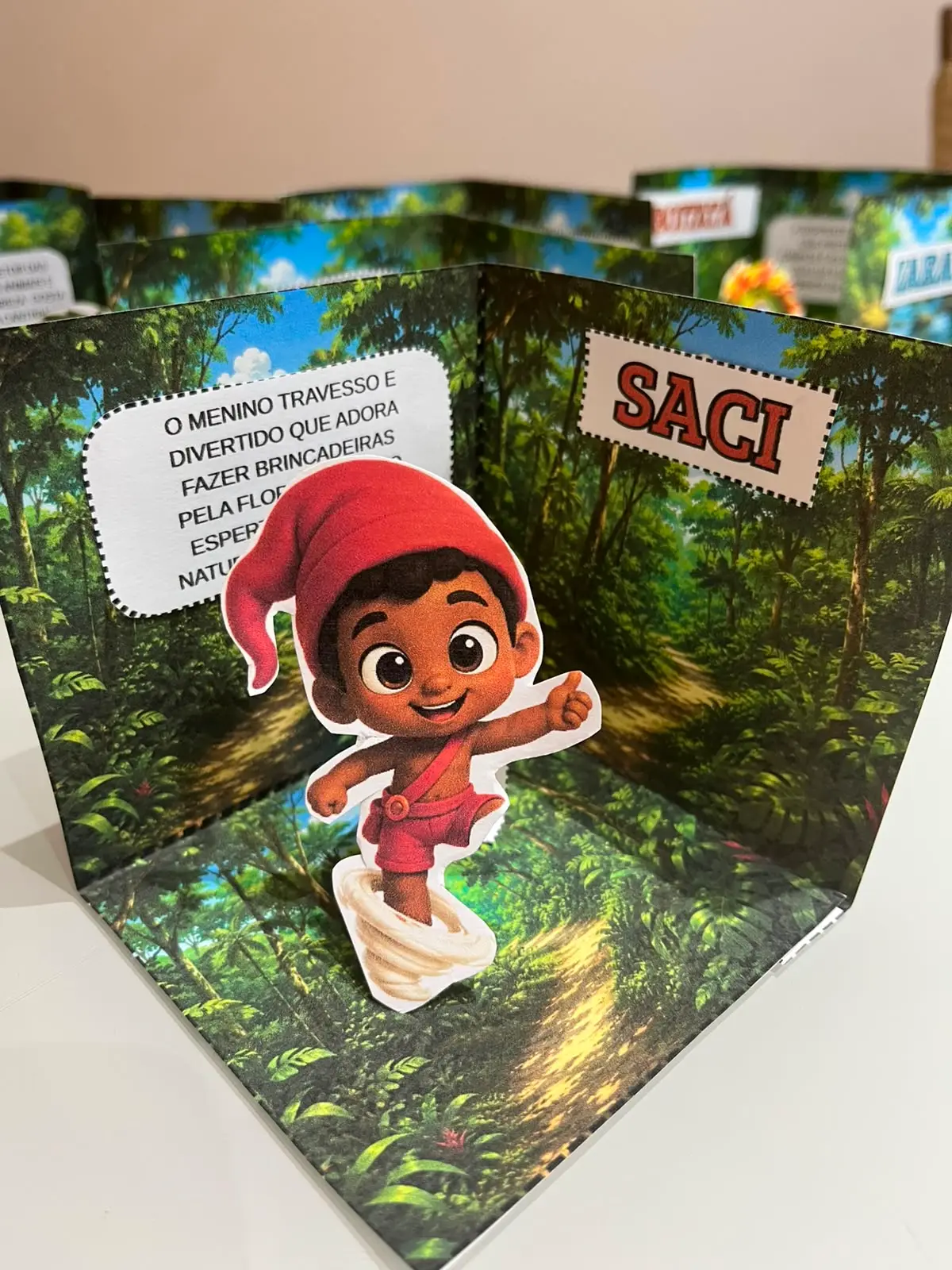 Kit Maquetes 3D — Folclore Brasileiro! 🌳