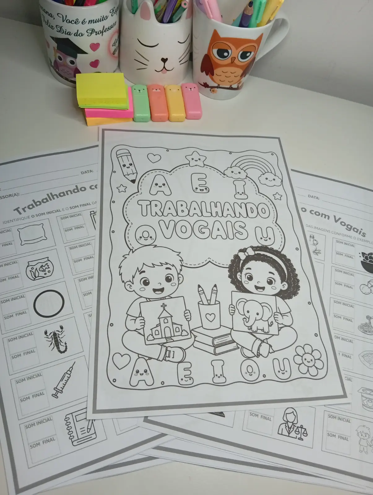  TRABALHANDO COM AS VOGAIS – APRENDER BRINCANDO!