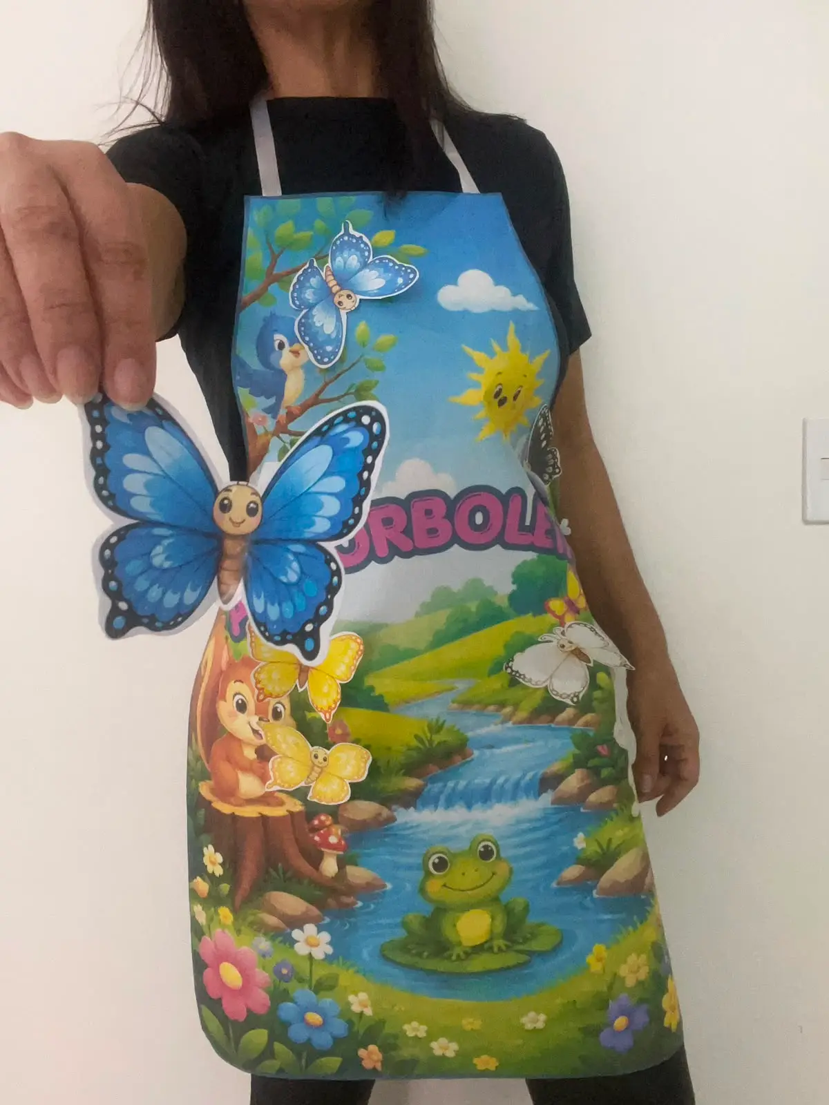AVENTAL POÉTICO — AS BORBOLETAS