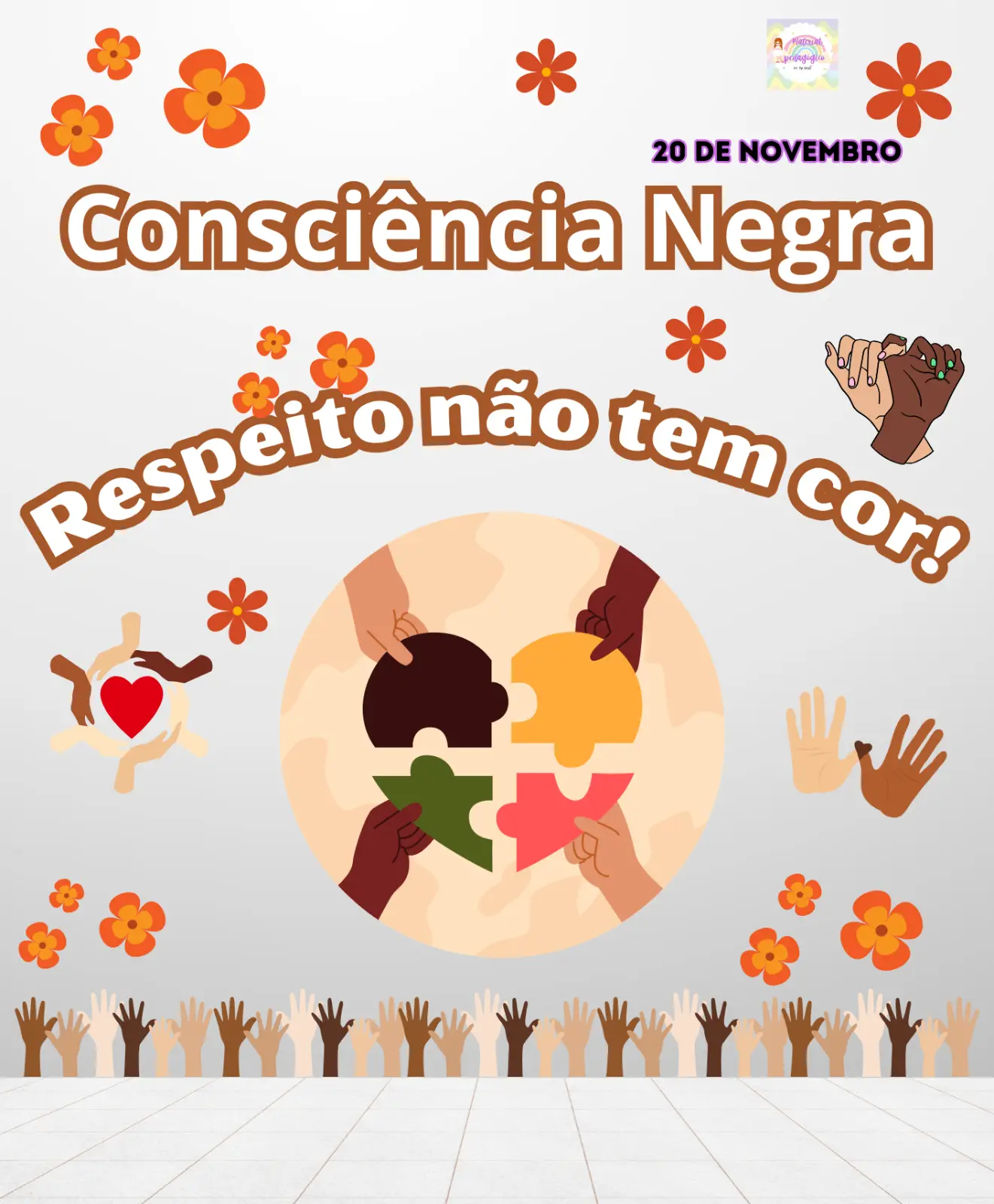 PAINEL DE PAREDE — CONSCIÊNCIA NEGRA