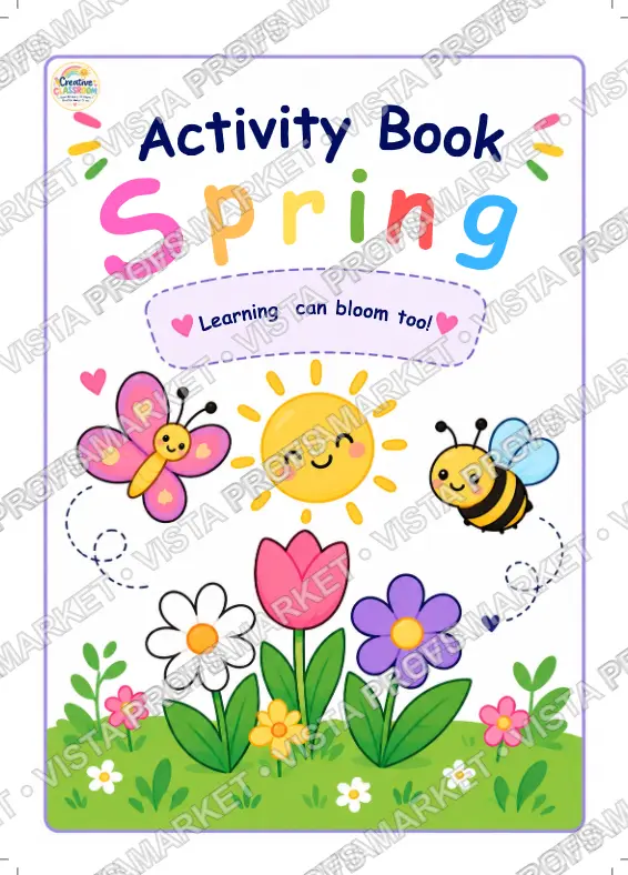Spring Activity Book – Educação Infantil