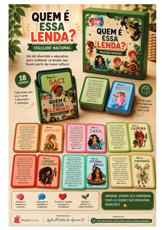 Quem é Essa Lenda? – Cards do Folclore Nacional