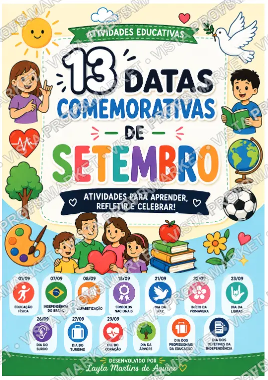 13 Datas Comemorativas de Setembro – Atividades Educativas para Educação Infantil e Ensino Fundamental