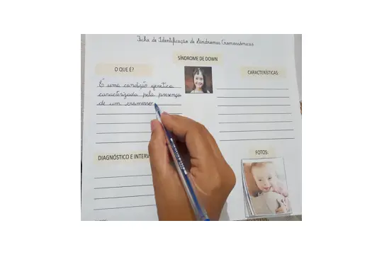 Síndromes Cromossômicas - Ficha de Identificação