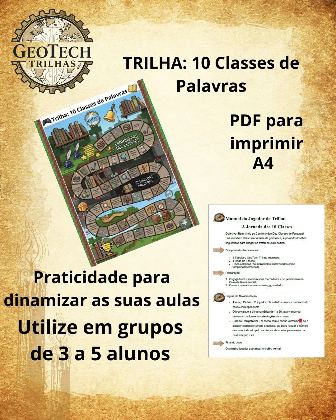 Trilha das Dez Classes das Palavras