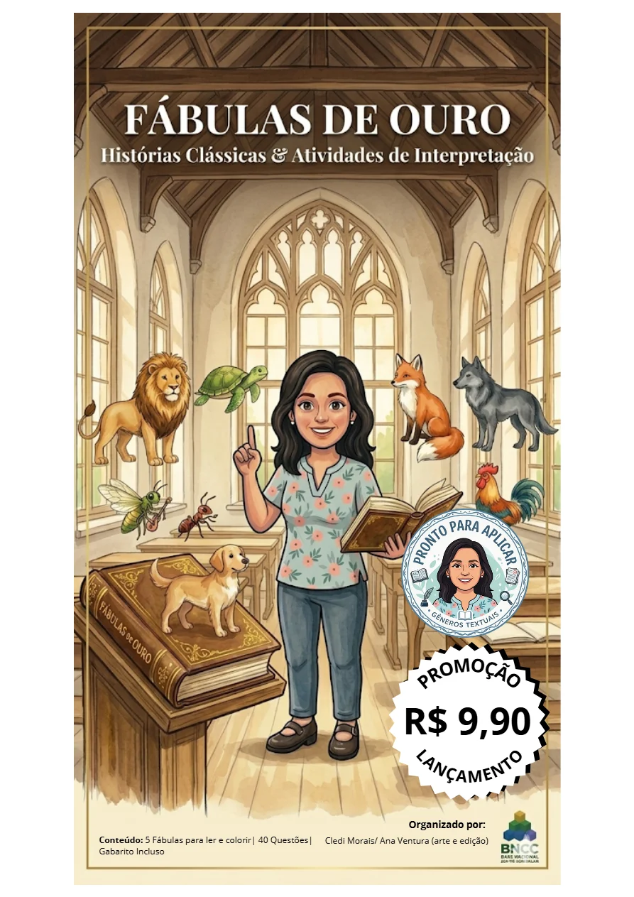Fábulas de Ouro - Histórias Clássicas e Atividades de Interpretação