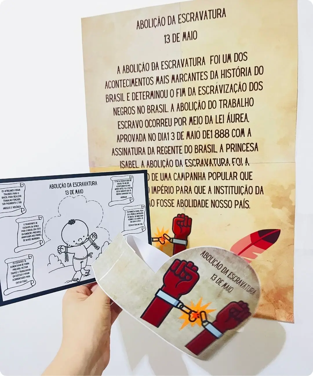 ATIVIDADE ABOLIÇÃO DA ESCRAVATURA – PARA IMPRIMIR  
