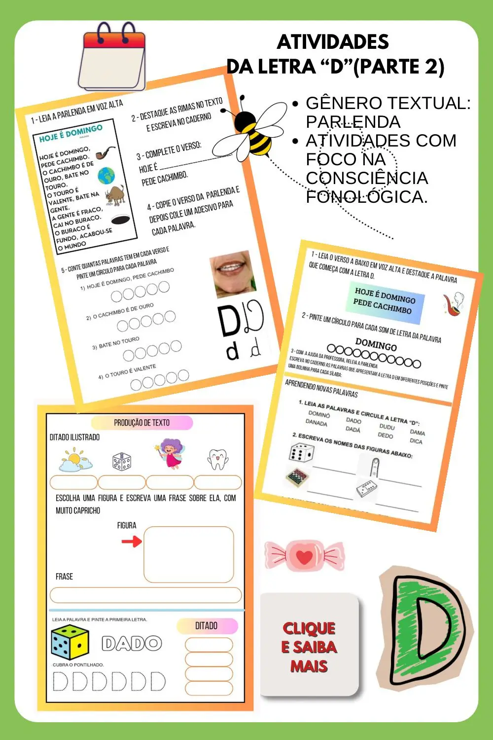 Sequência didática da letra D (parte 2)