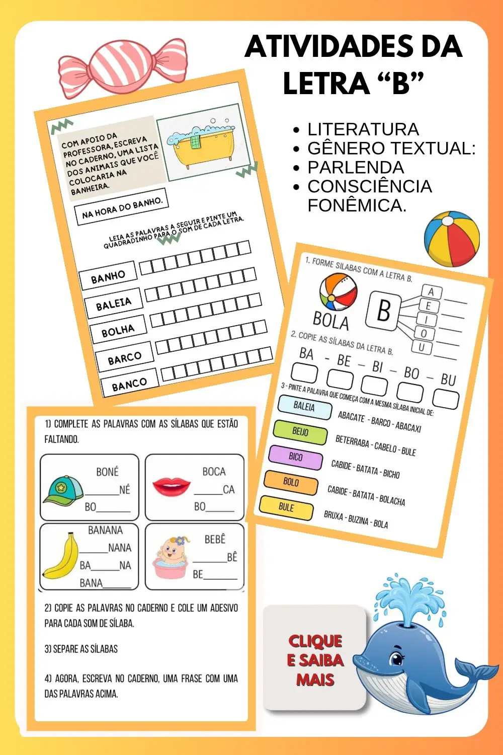 Sequência didática de parlenda/letra B 