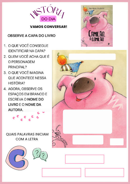 Sequência didática da letra C