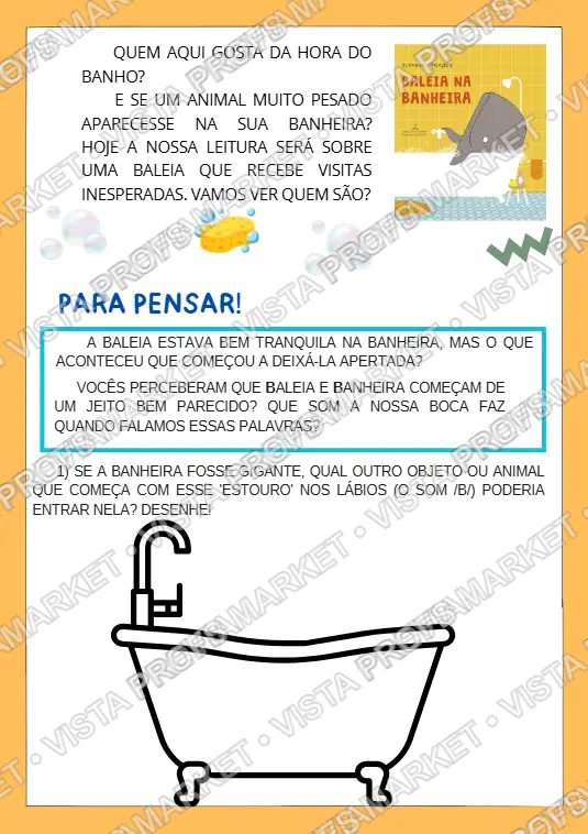 SEQUÊNCIA DIDÁTICA DA LETRA B