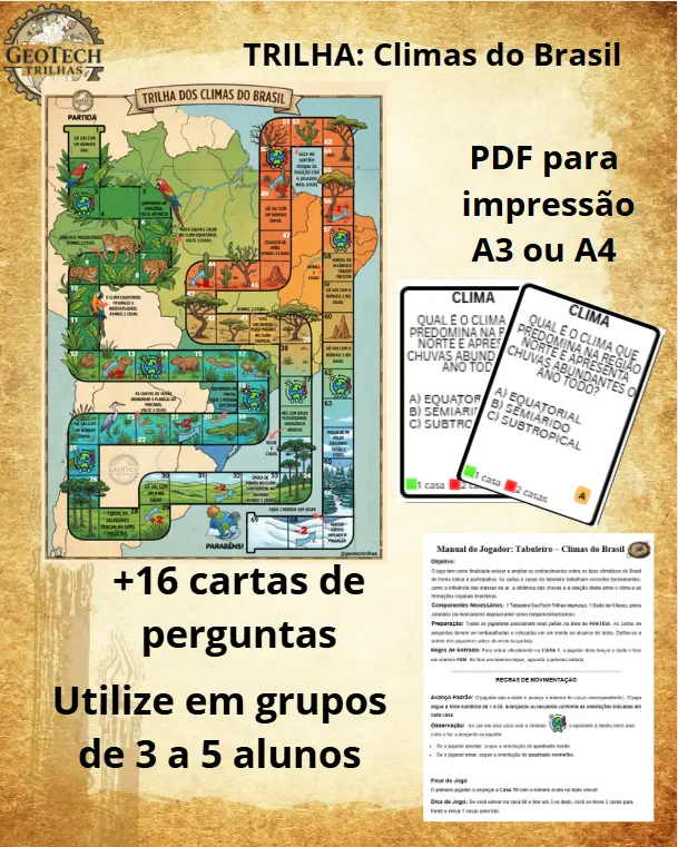 Tabuleiro: Climas do Brasil