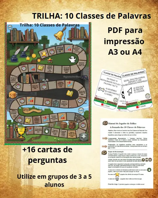 Trilha: Dez Classes de Palavras