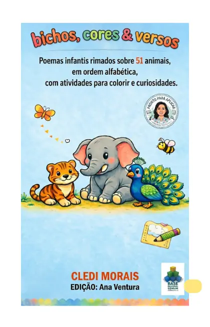 Coletânea bichos, cores e versos - 51 poemas infantis 