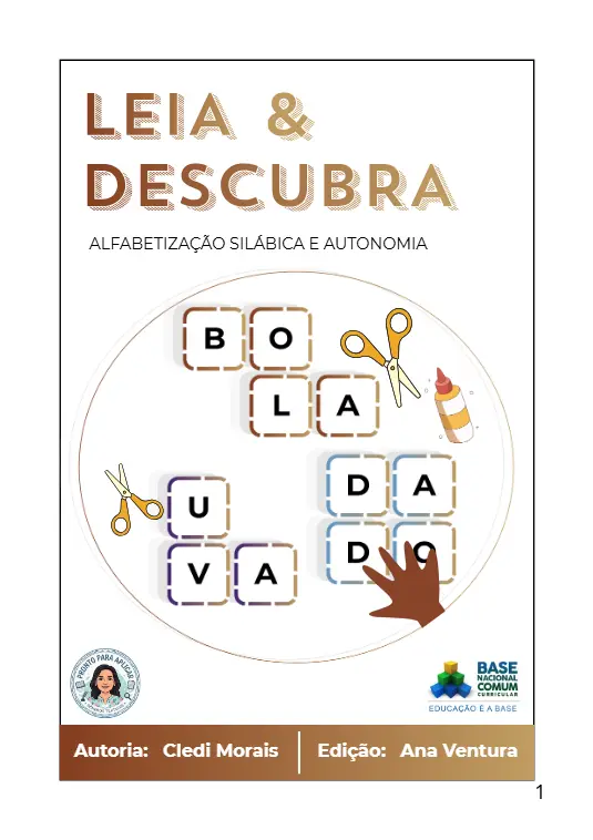 LEIA E DESCUBRA - ALFABETIZAÇÃO SILÁBICA E AUTONOMIA
