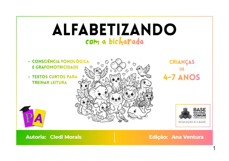 Alfabetizando com a Bicharada