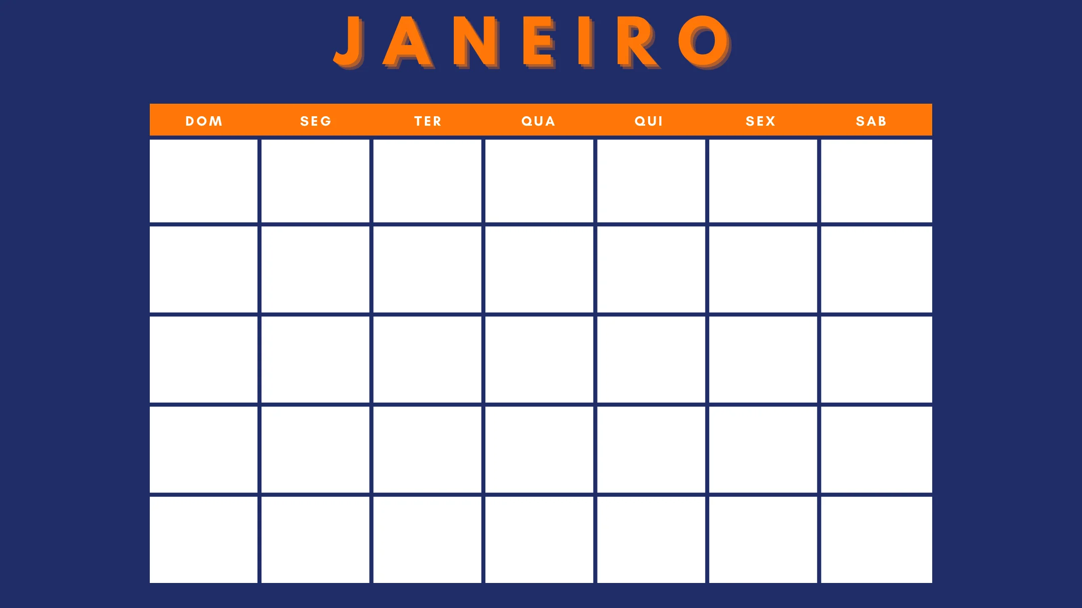 Calendário atemporal 